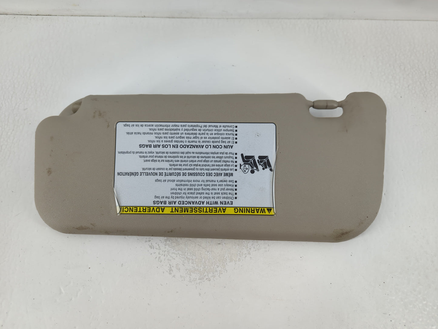 2009-2013 Toyota Corolla Sun Visor Shade Replacement Passenger Right Mirror Fits Fits 2009 2010 2011 2012 2013 OEM Used Auto