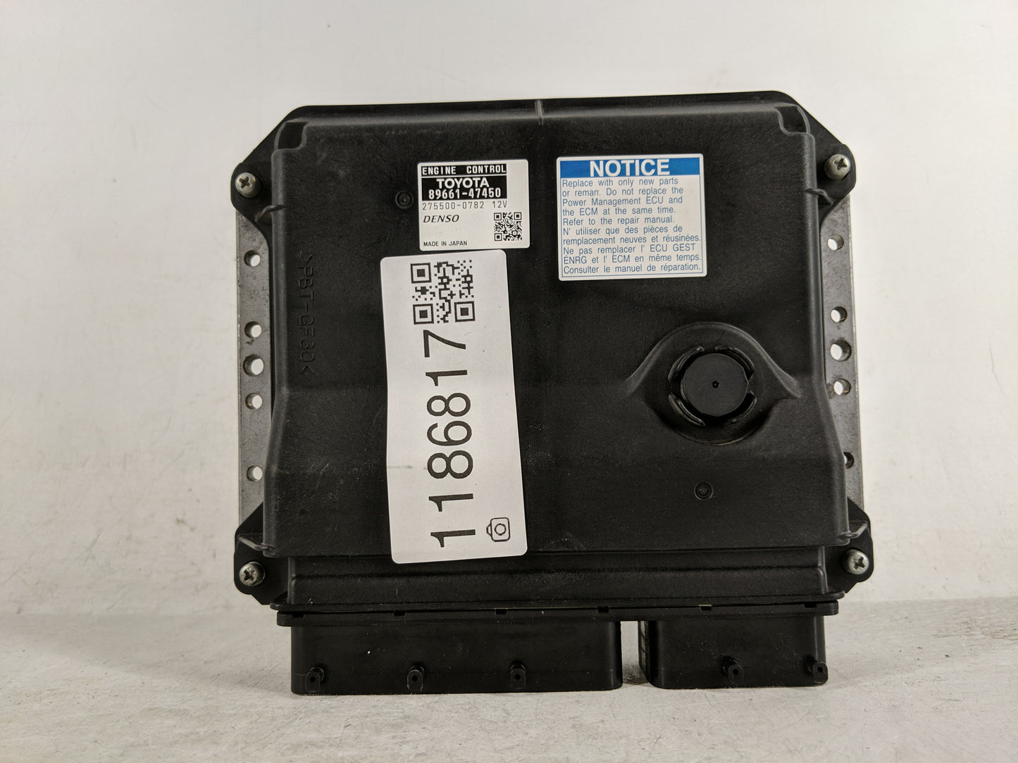 2012-2013 Toyota Prius PCM Engine Control Computer ECU ECM PCU OEM P/N:89661-47450 Fits Fits 2012 2013 OEM Used Auto Parts -