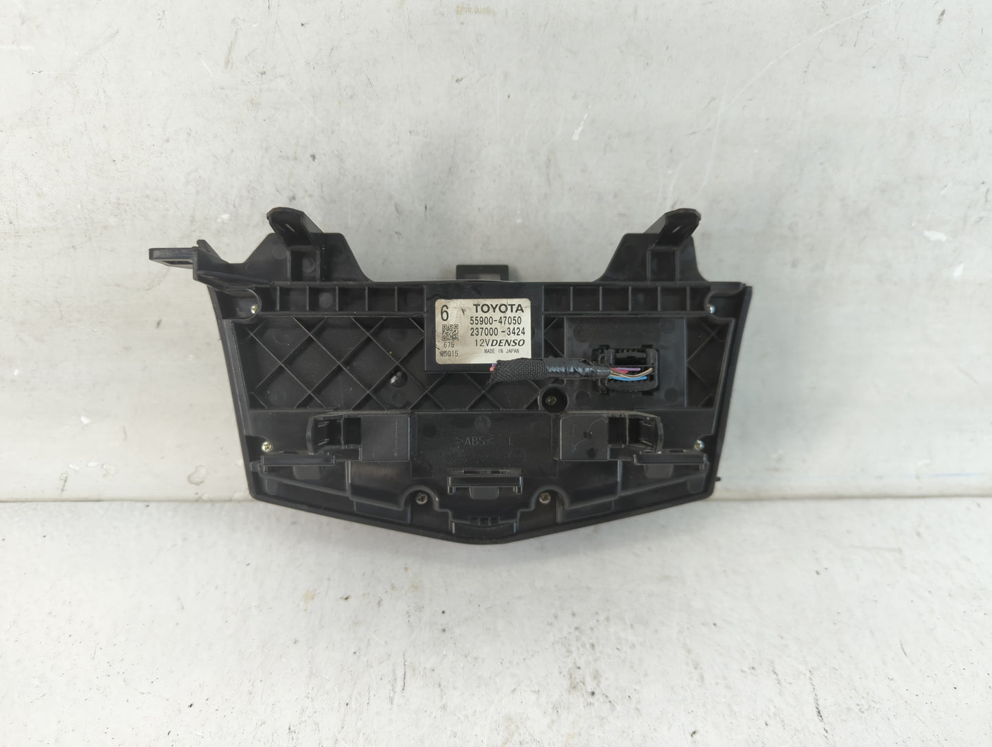 2012-2013 Toyota Prius Climate Control Module Temperature AC/Heater Replacement P/N:55900-47050 Fits Fits 2012 2013 OEM Used