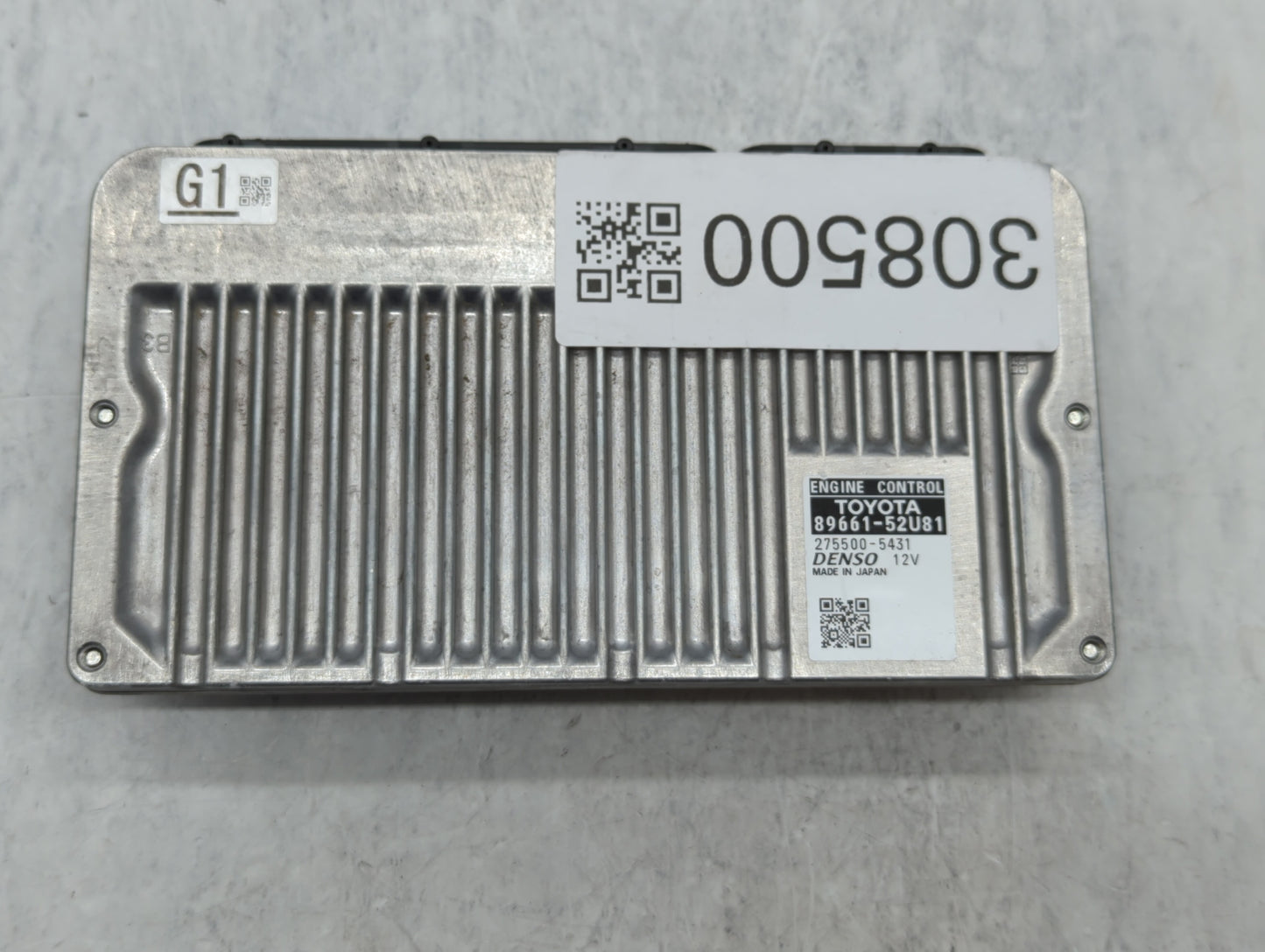 2012-2013 Toyota Prius C PCM Engine Control Computer ECU ECM PCU OEM P/N:89661-52U80 89661-52U81, 89661-52U82 Fits Fits 2012