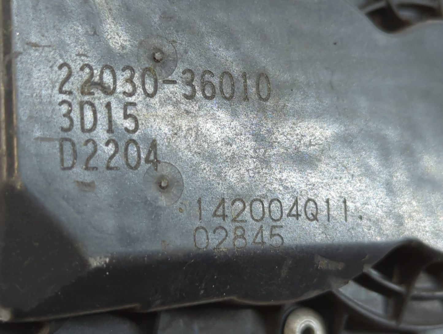 2009-2018 Toyota Rav4 Throttle Body P/N:22030-36010 Fits Fits 2009 2010 2011 2012 2013 2014 2015 2016 2017 2018 2019 OEM Use