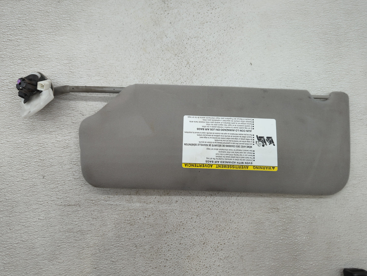 2011-2014 Toyota Sienna Sun Visor Shade Replacement Passenger Right Mirror Fits Fits 2011 2012 2013 2014 OEM Used Auto Parts