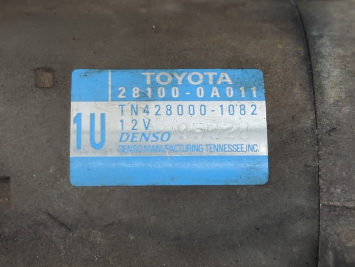 2004-2015 Toyota Sienna Car Starter Motor Solenoid OEM P/N:428000-1082 28100-0A011 Fits OEM Used Auto Parts - Oemusedautopar