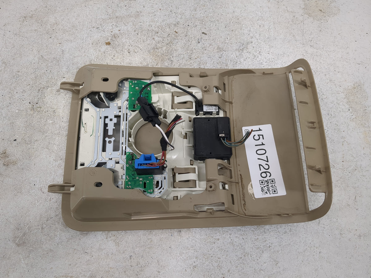 2013 Volkswagen Beetle Overhead Roof Console Beige - Oemusedautoparts1.com