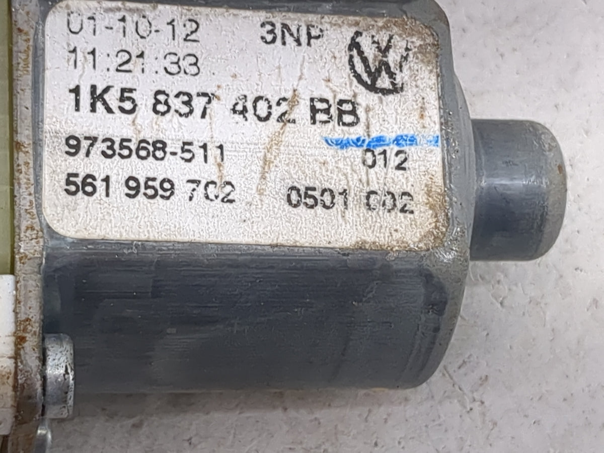 2010-2014 Volkswagen Golf Passenger Front Right Power Window Motor - Oemusedautoparts1.com