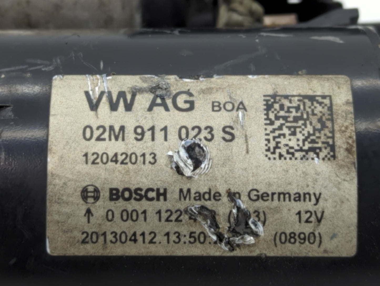 2010-2014 Volkswagen Golf Car Starter Motor Solenoid OEM P/N:02M 911 023 S Fits OEM Used Auto Parts - Oemusedautoparts1.com