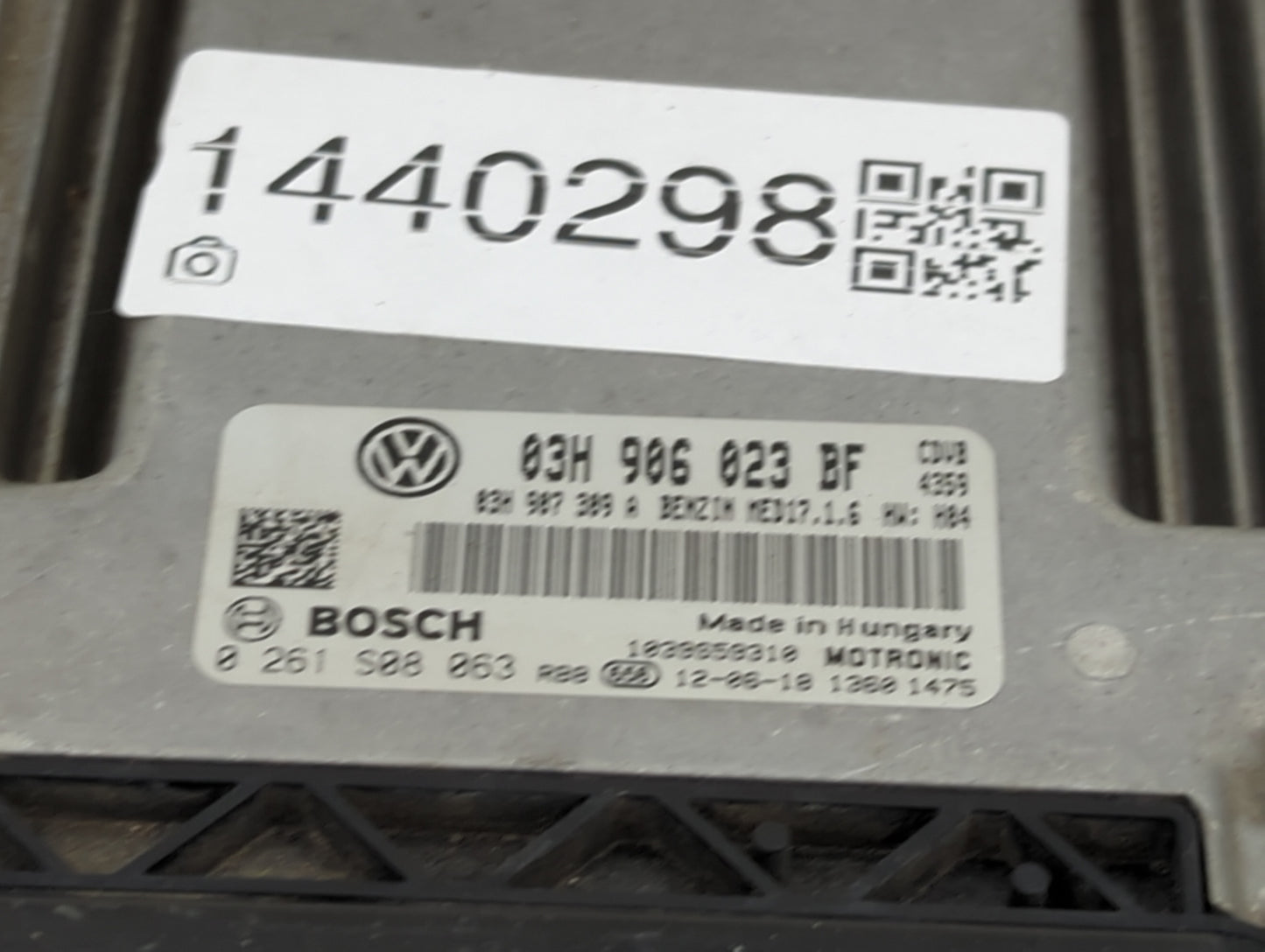 2013-2014 Volkswagen Passat PCM Engine Control Computer ECU ECM PCU OEM P/N:03H 906 023 BF 03H907309A Fits Fits 2013 2014 OE