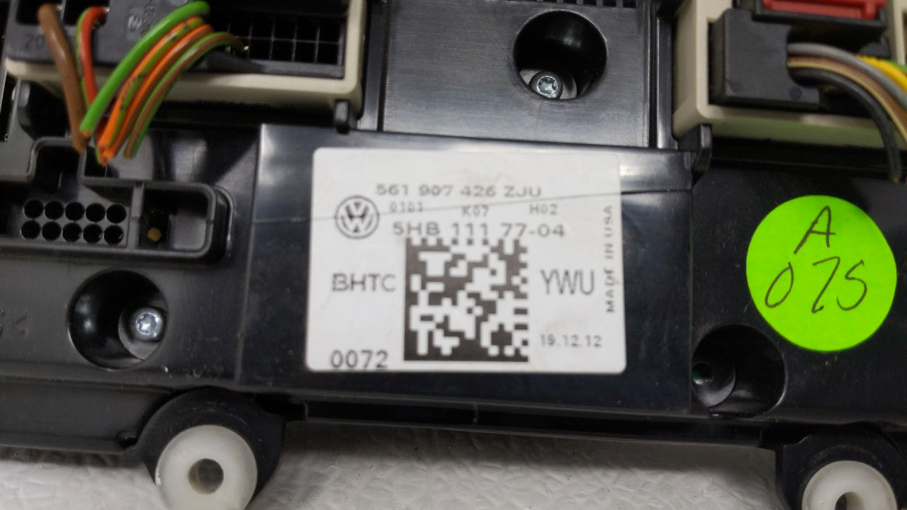 2013-2015 Volkswagen Tiguan Climate Control Module Temperature AC/Heater Replacement P/N:561 907 426DZJU 561 907 426B Fits O