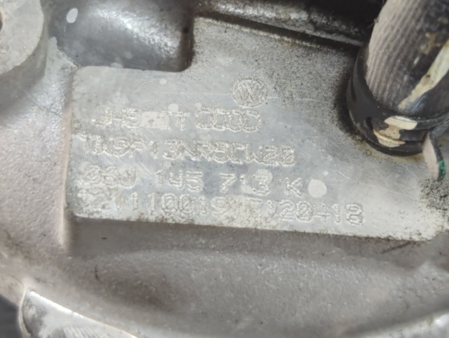 2009 Volkswagen Tiguan Turbocharger Exhaust Manifold With Turbo Charger 631845 - Oemusedautoparts1.com