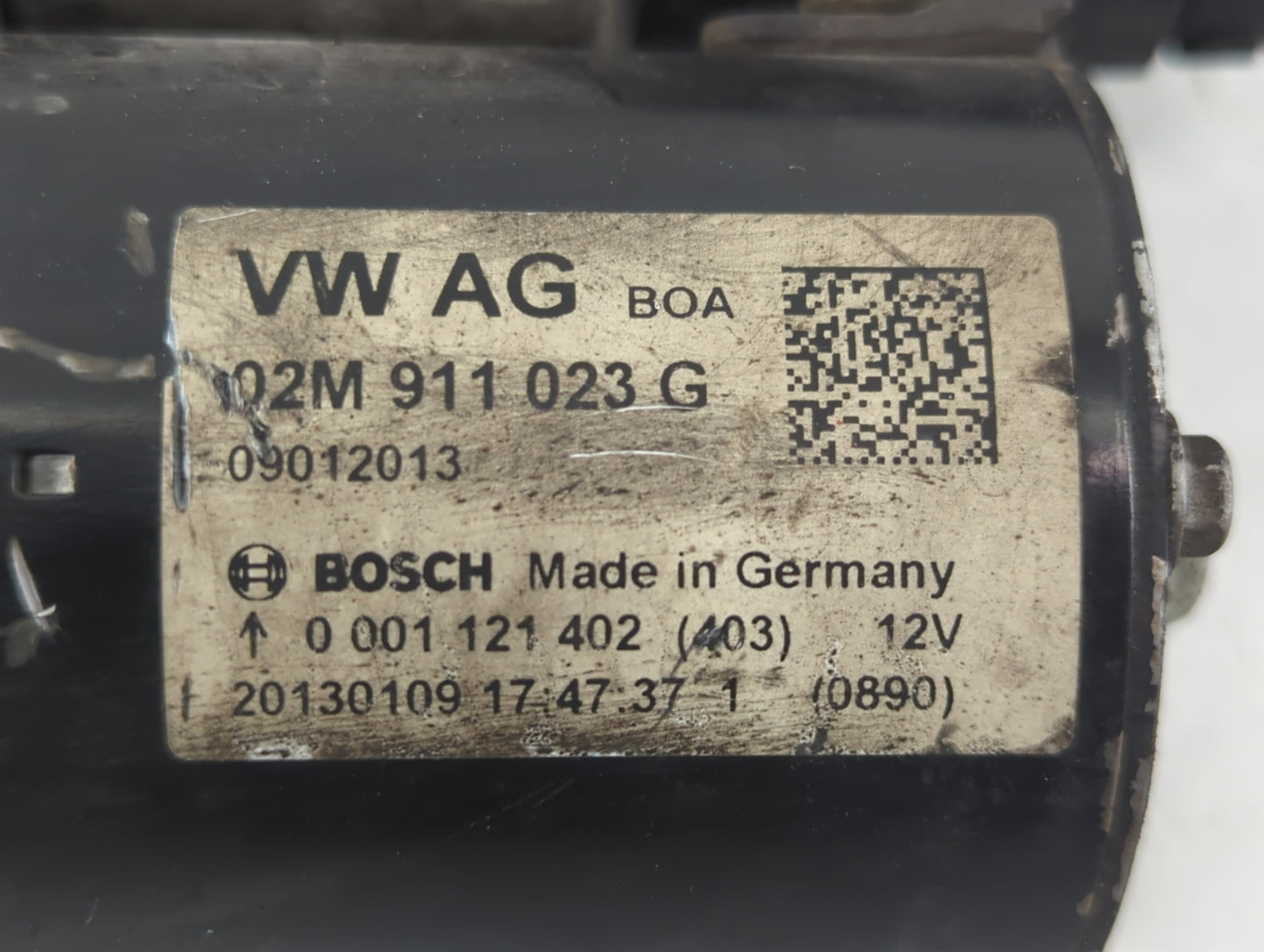 2009-2017 Volkswagen Tiguan Car Starter Motor Solenoid OEM P/N:02M 911 023 G Fits OEM Used Auto Parts - Oemusedautoparts1.co