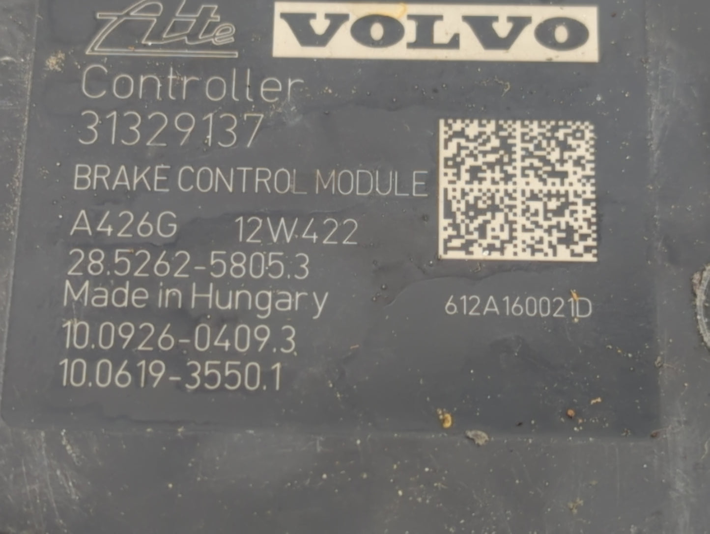 2013-2015 Volvo V60 ABS Pump Control Module Replacement P/N:31329137 Fits Fits 2011 2012 2013 2014 2015 2016 OEM Used Auto P