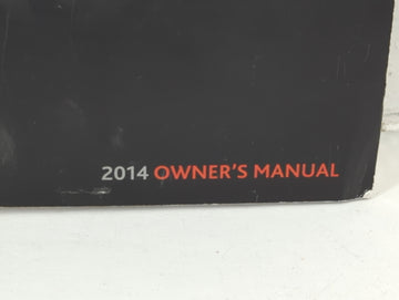 2014 Acura Mdx Owners Manual Book Guide OEM Used Auto Parts