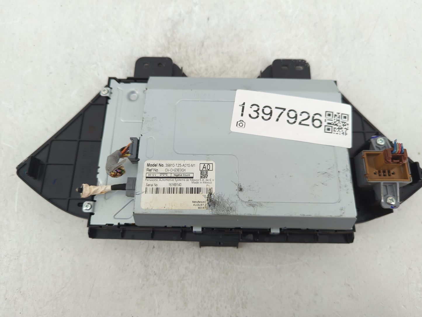 2014 Acura Mdx Radio AM FM Cd Player Receiver Replacement P/N:39810-TZ5-A010-M1 Fits OEM Used Auto Parts - Oemusedautoparts1