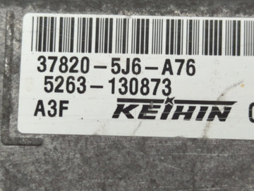 2014-2015 Acura Mdx PCM Engine Control Computer ECU ECM PCU OEM P/N:37820-5J6-A77 37820-5J6-A75, 37820-5J6-A76 Fits Fits 2014 2015 OEM Used Auto Parts