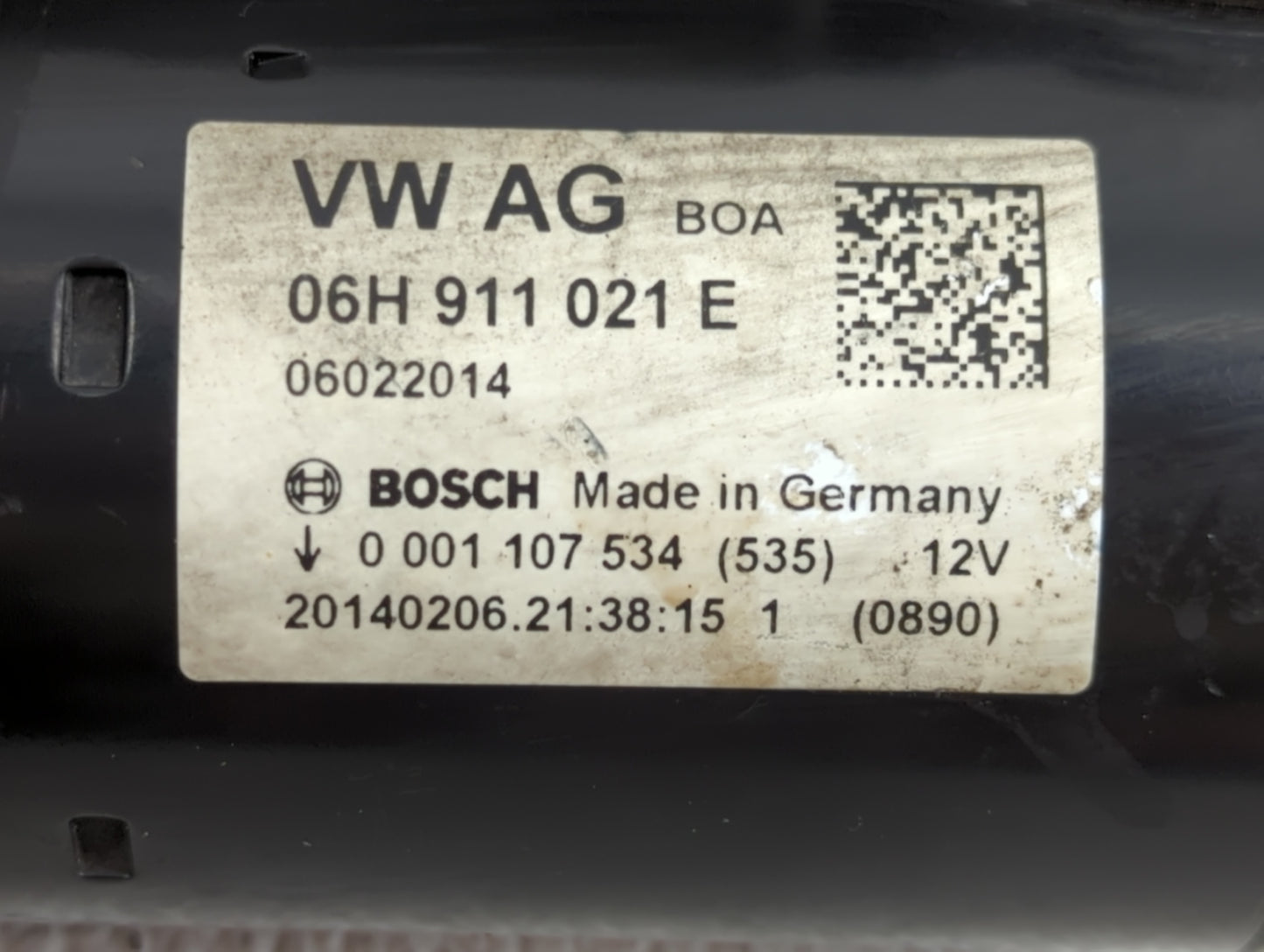2014-2016 Audi A4 Car Starter Motor Solenoid OEM P/N:06H 911 021 E Fits Fits 2014 2015 2016 2017 OEM Used Auto Parts - Oemus