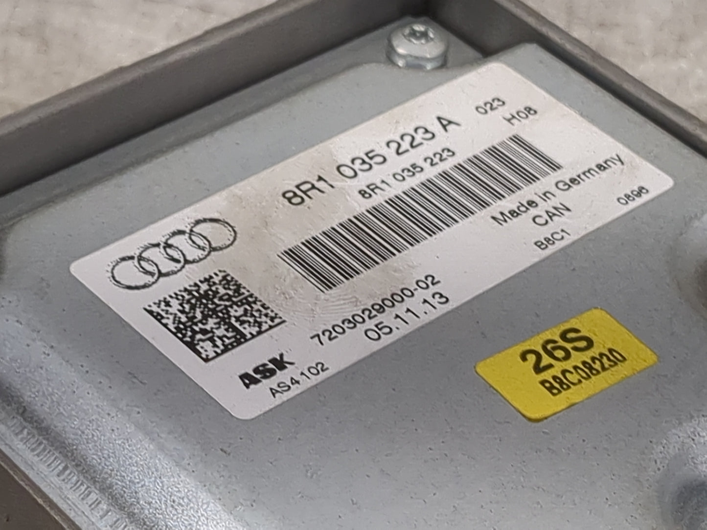 2013-2016 Audi A4 Radio Speaker Amplifier 8r1035223a - Oemusedautoparts1.com