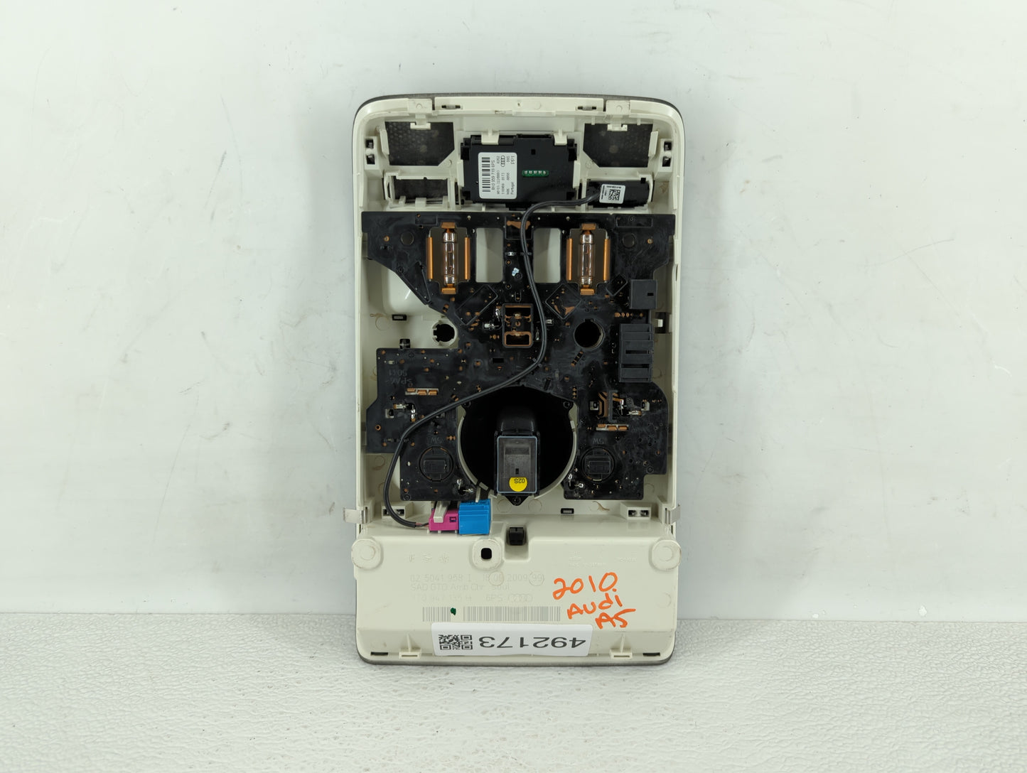 Audi A4 Overhead Console W/rear Climate Control Black - Oemusedautoparts1.com