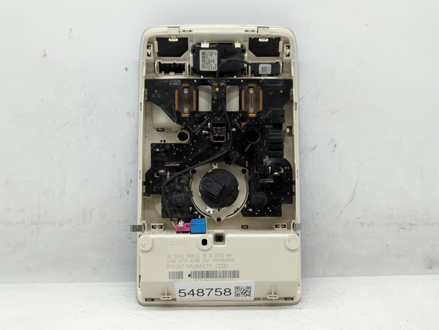2013-2015 Audi A4 Overhead Roof Console 548758 - Oemusedautoparts1.com