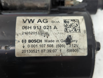 2014-2016 Audi A4 Car Starter Motor Solenoid OEM P/N:06H 911 021 A Fits Fits 2014 2015 2016 OEM Used Auto Parts