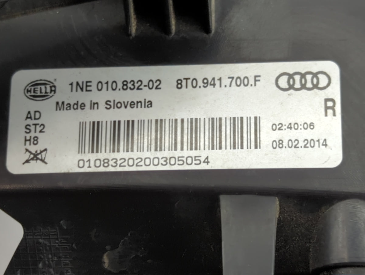 2013-2016 Audi A5 Passenger Right Oem Front Light Lamp Black 1454510 - Oemusedautoparts1.com