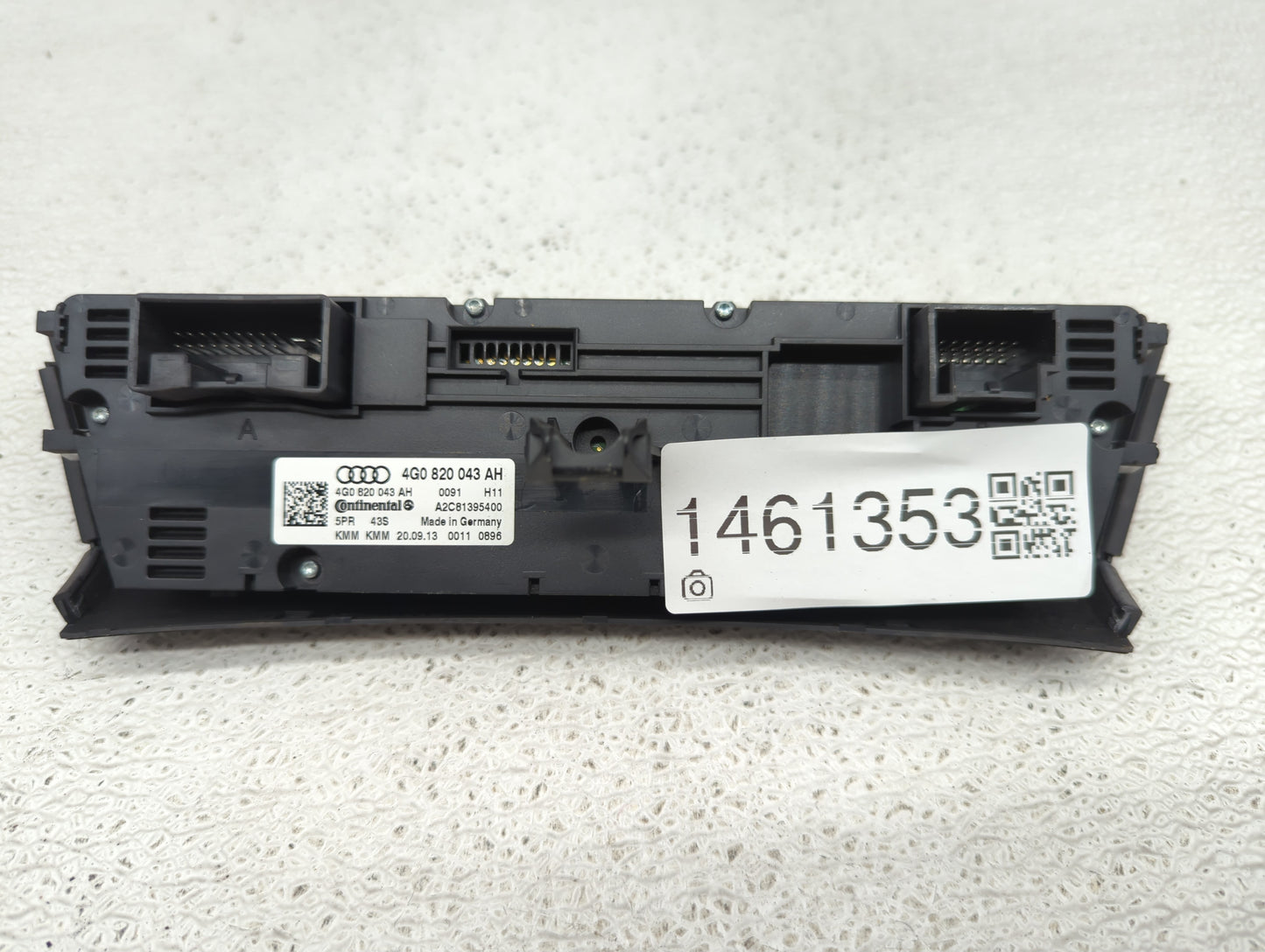 2014-2017 Audi A6 Climate Control Module Temperature AC/Heater Replacement P/N:4G0 820 043 AH Fits OEM Used Auto Parts - Oem