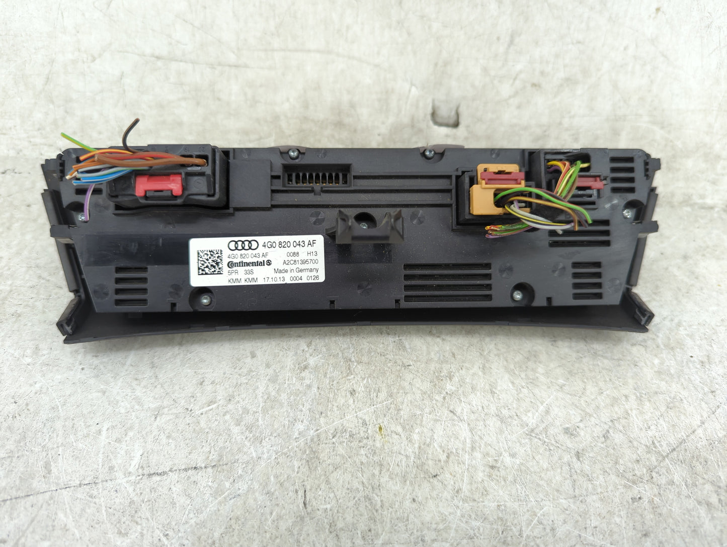 2014-2015 Audi A7 Climate Control Module Temperature AC/Heater Replacement P/N:4G0 820 043 AF Fits Fits 2014 2015 2016 2017