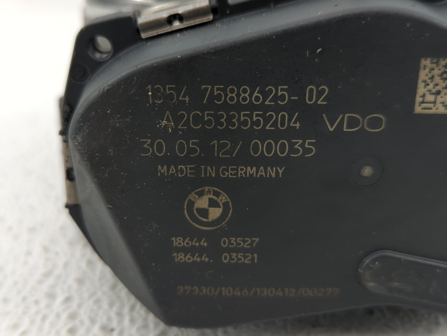 2012-2018 Bmw 320i Throttle Body P/N:1354 7588625-02 1354 7588625-04, 1354 7588625-03 Fits Fits 2012 2013 2014 2015 2016 201