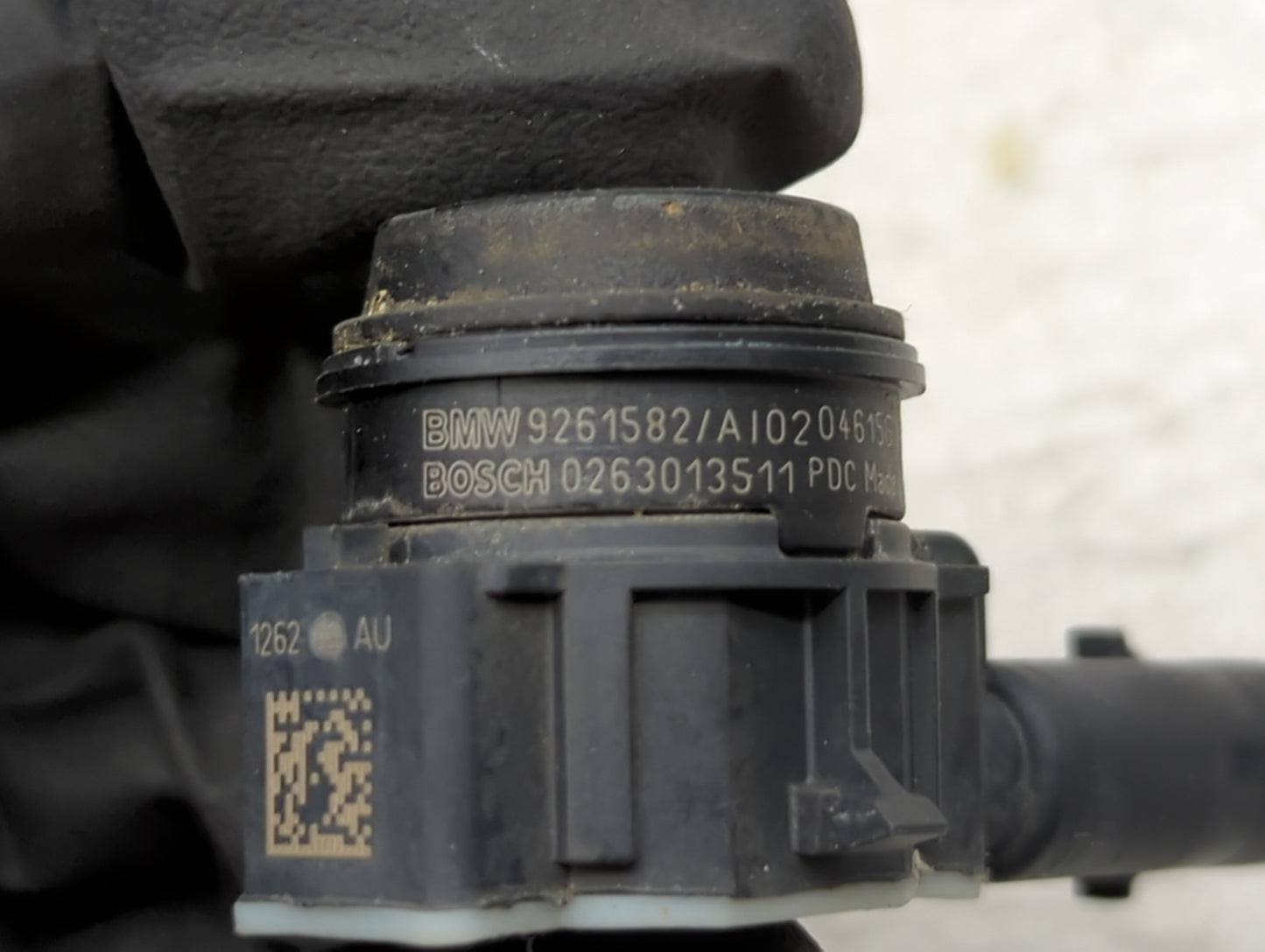 2014 Bmw 328 Front Park Assist Sensor Black - Oemusedautoparts1.com