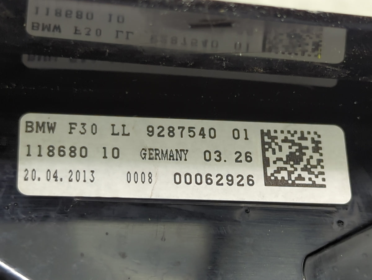 2012-2016 Bmw 328i Information Radio Display Screen - Oemusedautoparts1.com