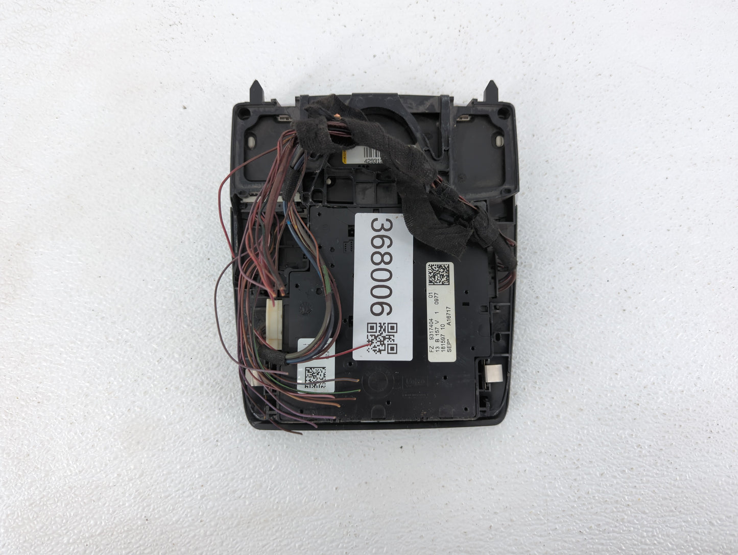 2014 Bmw 428i Overhead Console W/rear Climate Control Black - Oemusedautoparts1.com