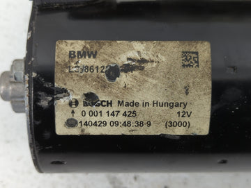 2014-2016 Bmw 428i Car Starter Motor Solenoid OEM P/N:140429 0 001 147 425 Fits Fits 2012 2013 2014 2015 2016 2017 2018 OEM Used Auto Parts