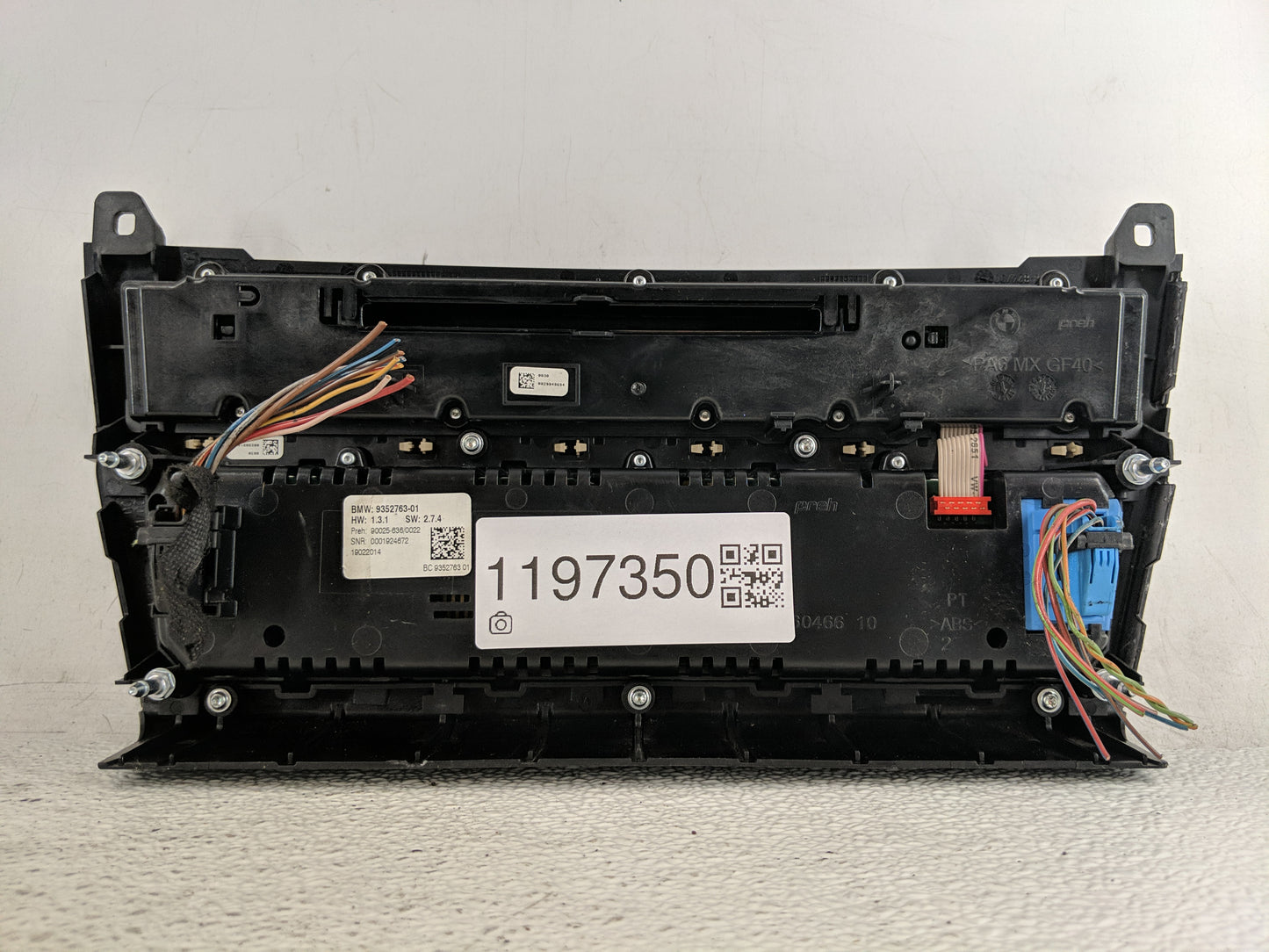 2011-2016 Bmw 528i Climate Control Module Temperature AC/Heater Replacement P/N:90025-636 Fits Fits 2011 2012 2013 2014 2015