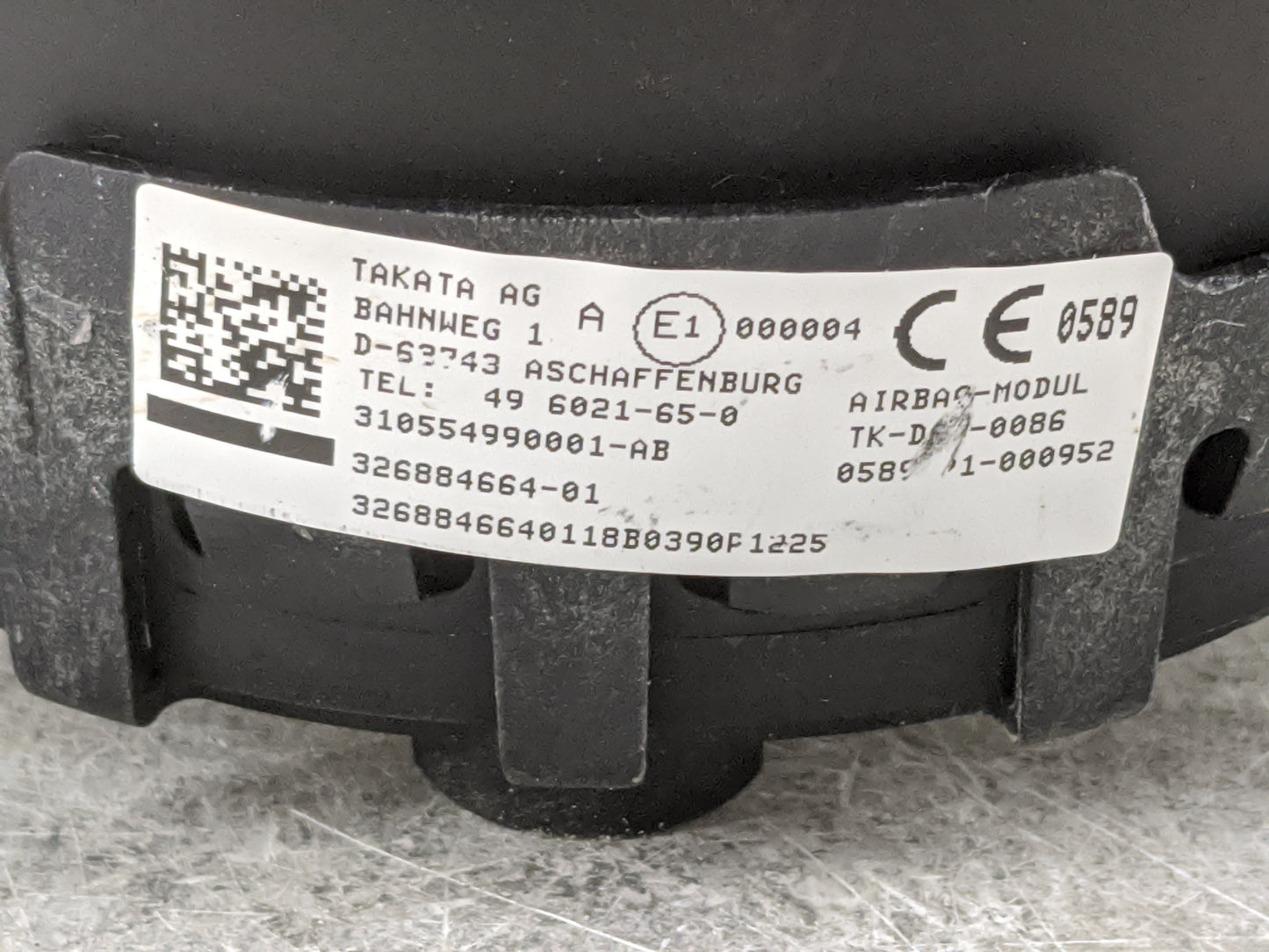 2012-2015 Bmw X1 Air Bag Driver Left Steering Wheel Mounted 1477521 - Oemusedautoparts1.com