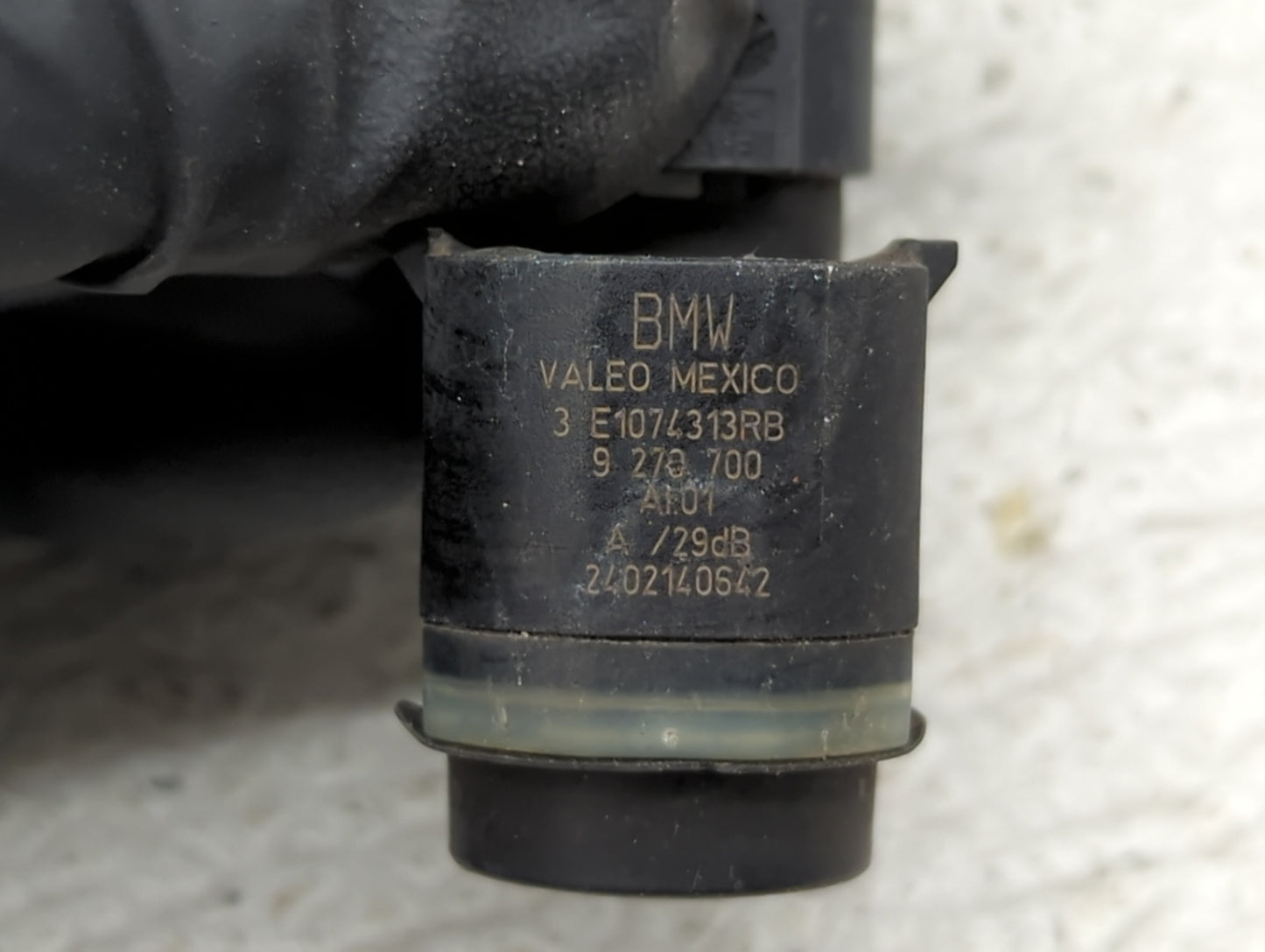 2014 Bmw X3 Front Park Assist Sensor Black 1456984 - Oemusedautoparts1.com