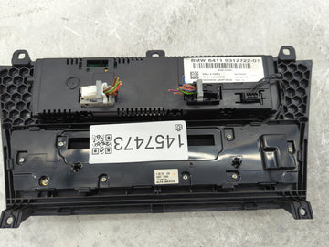 2011-2014 Bmw X3 Climate Control Module Temperature AC/Heater Replacement P/N:9312722-01 Fits Fits 2011 2012 2013 2014 OEM Used Auto Parts