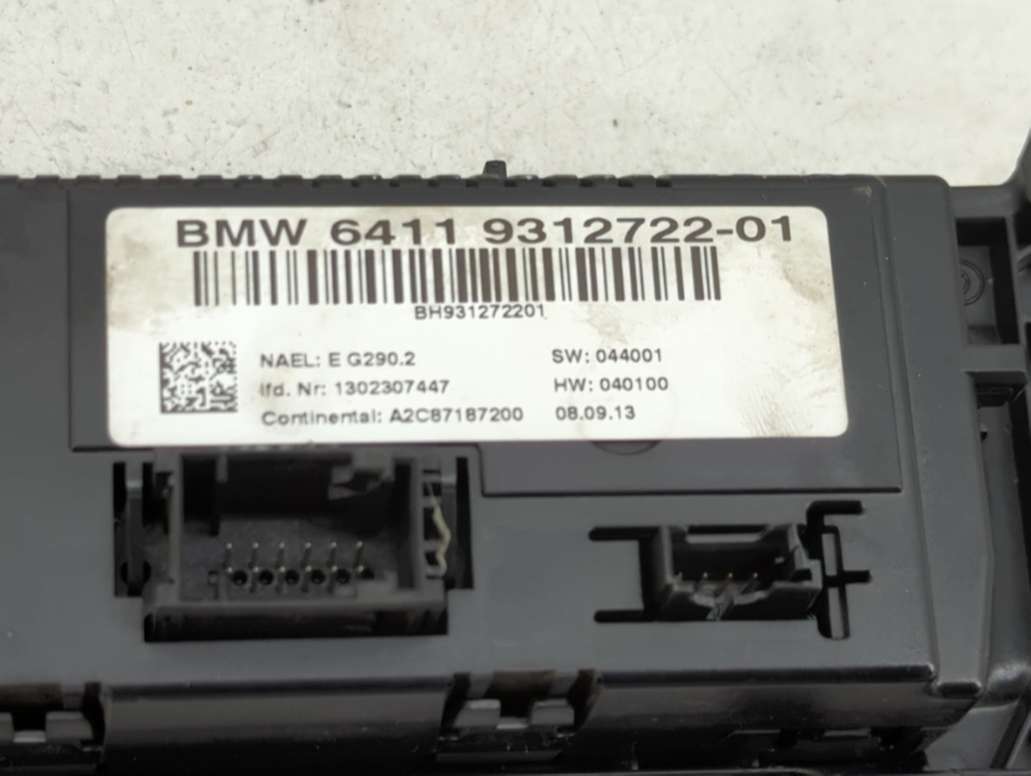 2013-2014 Bmw X3 Climate Control Module Temperature AC/Heater Replacement P/N:9312722-01 Fits Fits 2013 2014 OEM Used Auto P