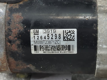 2008-2017 Buick Enclave Car Starter Motor Solenoid OEM P/N:M000T23871ZC 12645298 Fits OEM Used Auto Parts