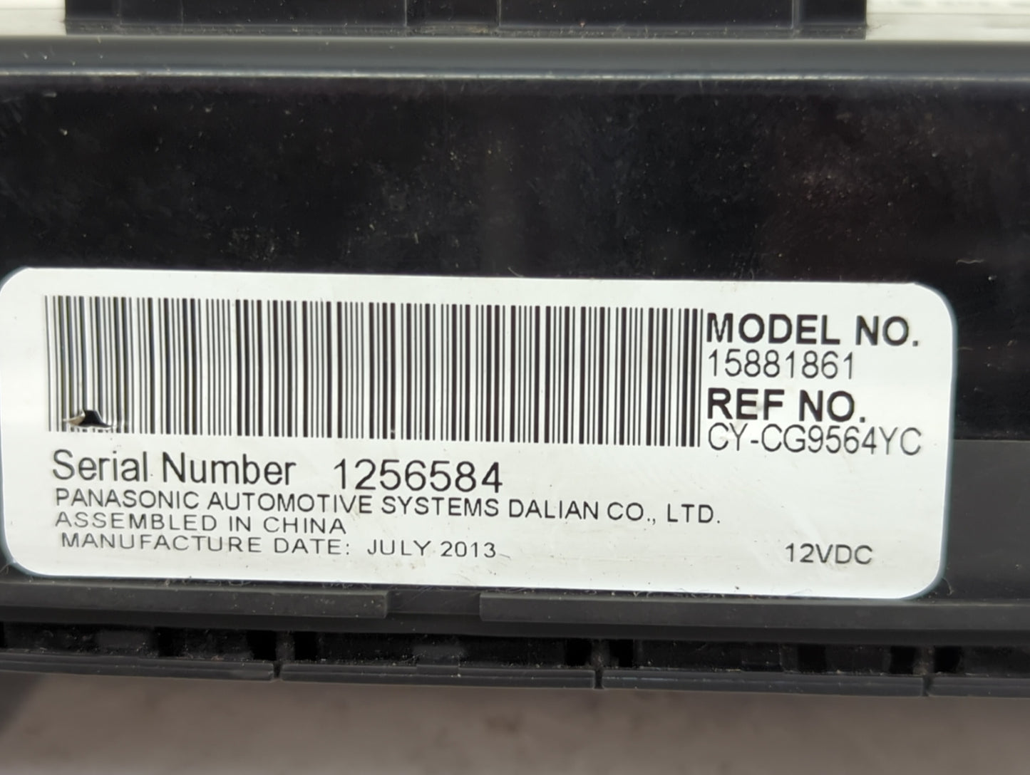 2008-2016 Buick Enclave Climate Control Module Temperature AC/Heater Replacement P/N:15881861 CY-CG9564YC Fits OEM Used Auto
