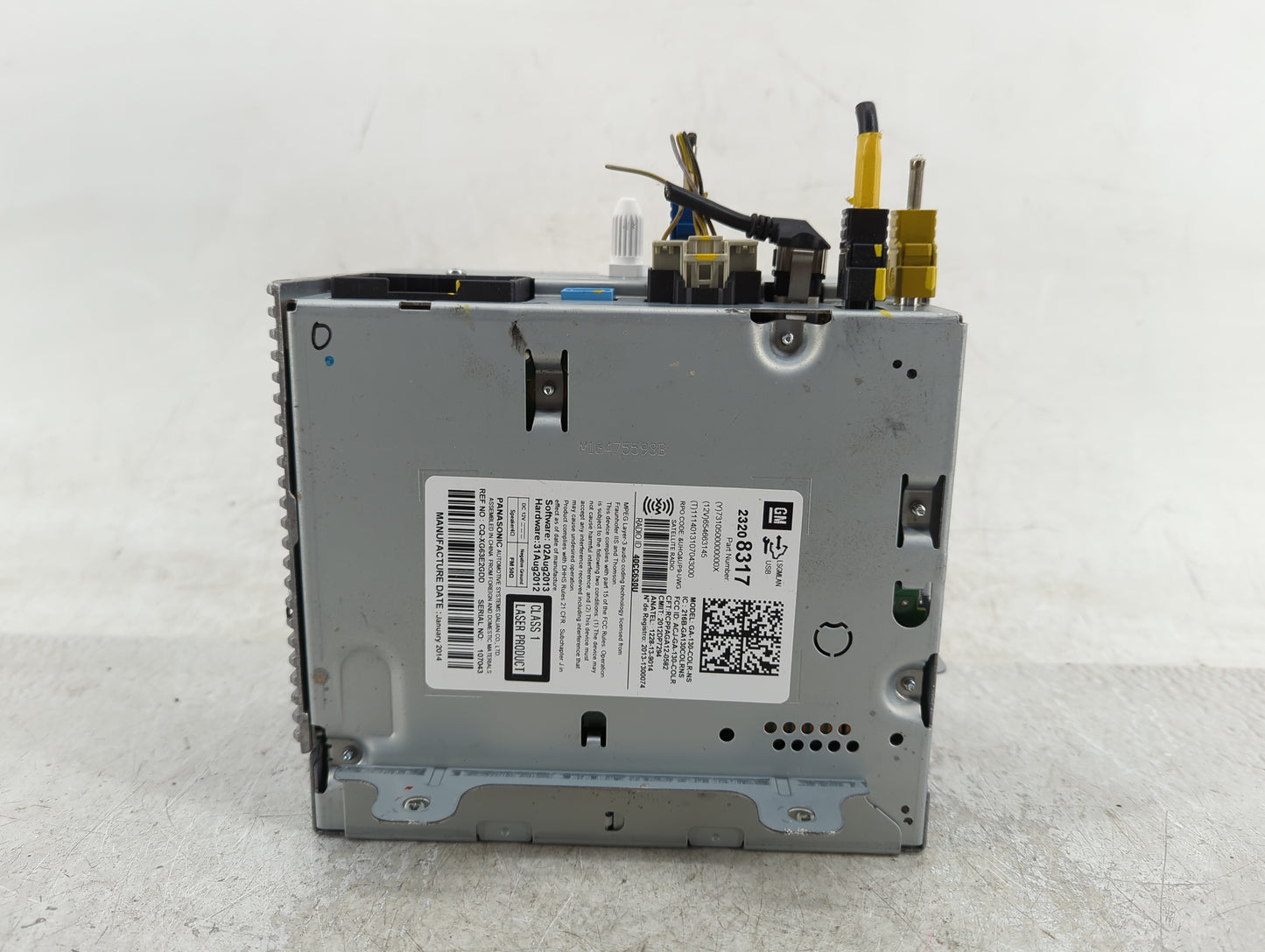 2013-2014 Buick Encore Radio AM FM Cd Player Receiver Replacement P/N:23208317 Fits Fits 2013 2014 OEM Used Auto Parts - Oem