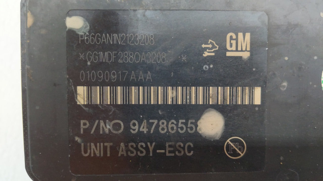 2014 Buick Encore ABS Pump Control Module Replacement P/N:94786558 95367356, 95367358 Fits Fits 2013 OEM Used Auto Parts - O
