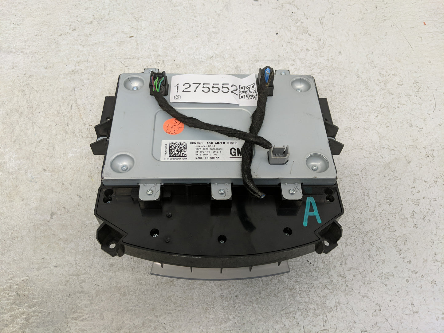 2014-2014 Buick Lacrosse Radio Control Panel - Oemusedautoparts1.com