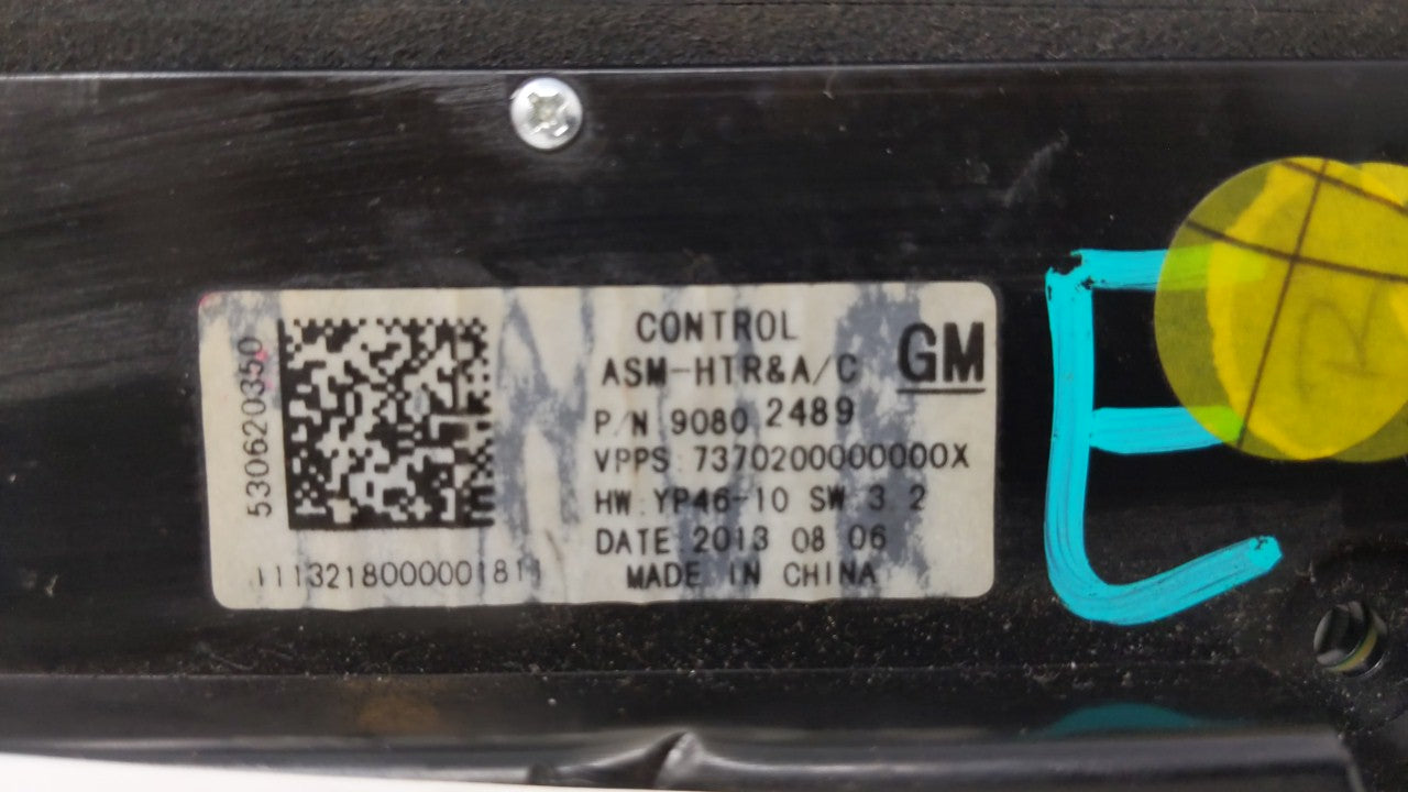 2014-2016 Buick Lacrosse Climate Control Module Temperature AC/Heater Replacement P/N:26679453 90802488 Fits Fits 2014 2015
