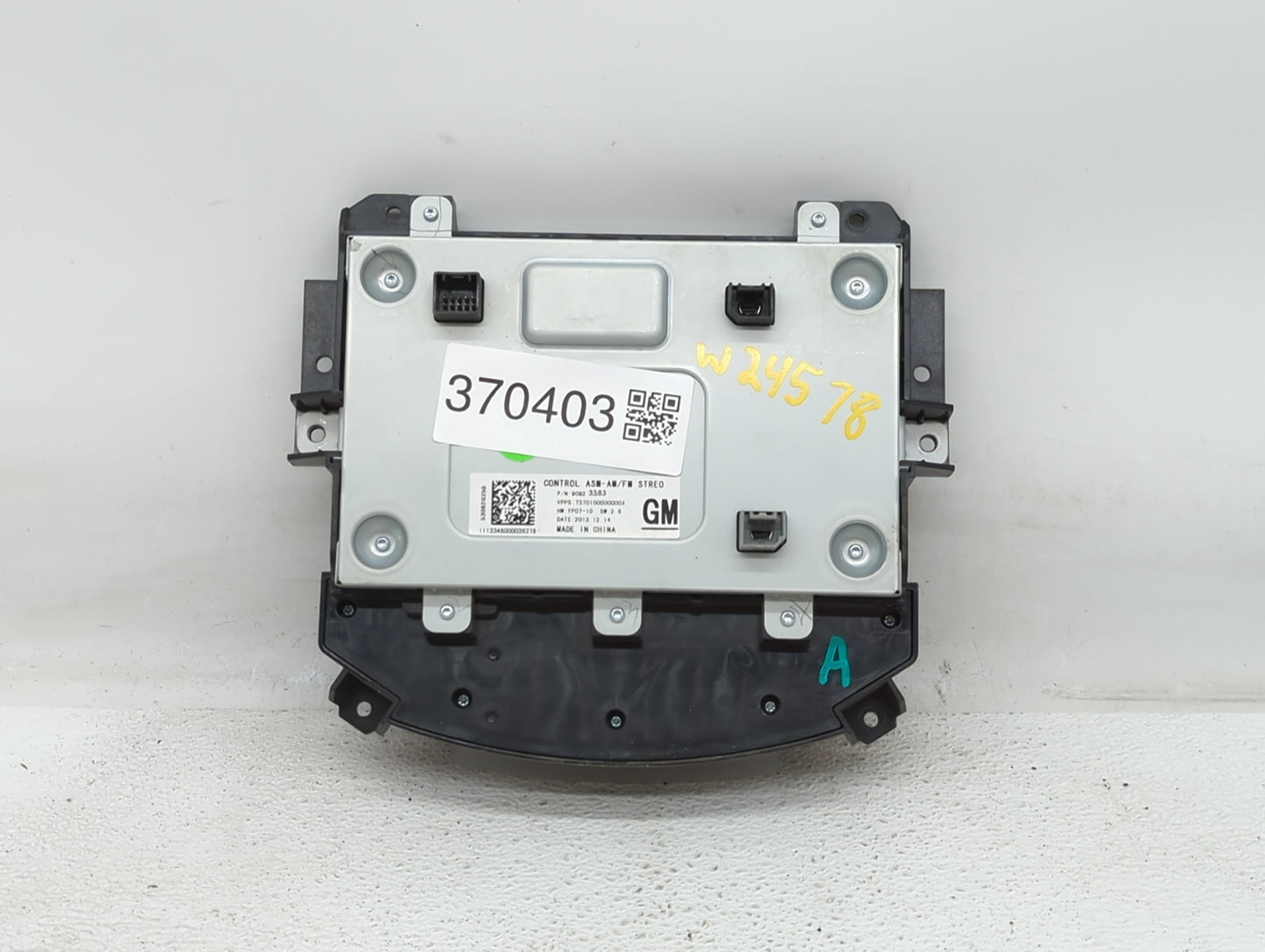 2014-2014 Buick Lacrosse Radio Control Panel - Oemusedautoparts1.com