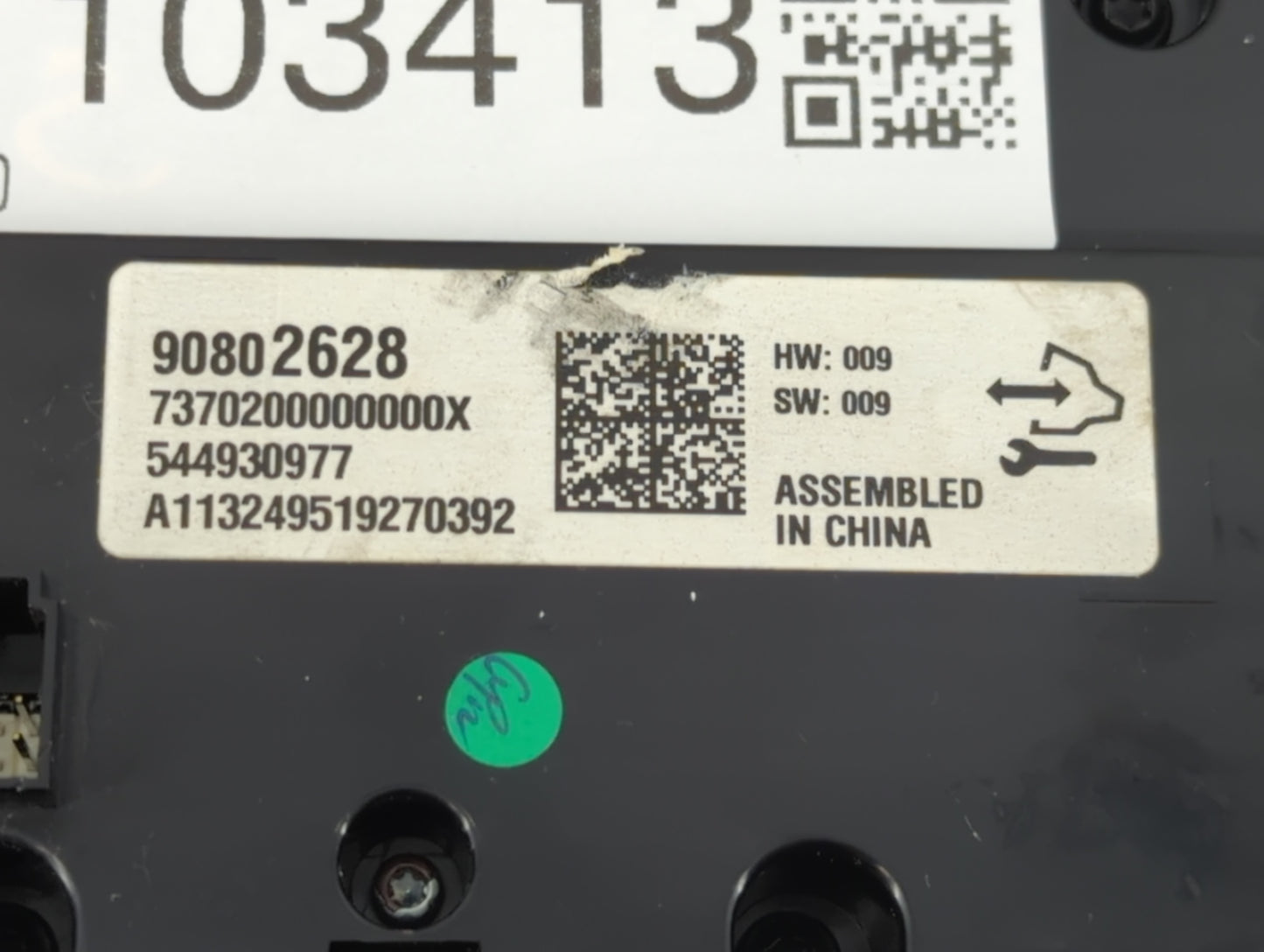 2014-2017 Buick Regal Climate Control Module Temperature AC/Heater Replacement P/N:90802628 Fits Fits 2014 2015 2017 OEM Use
