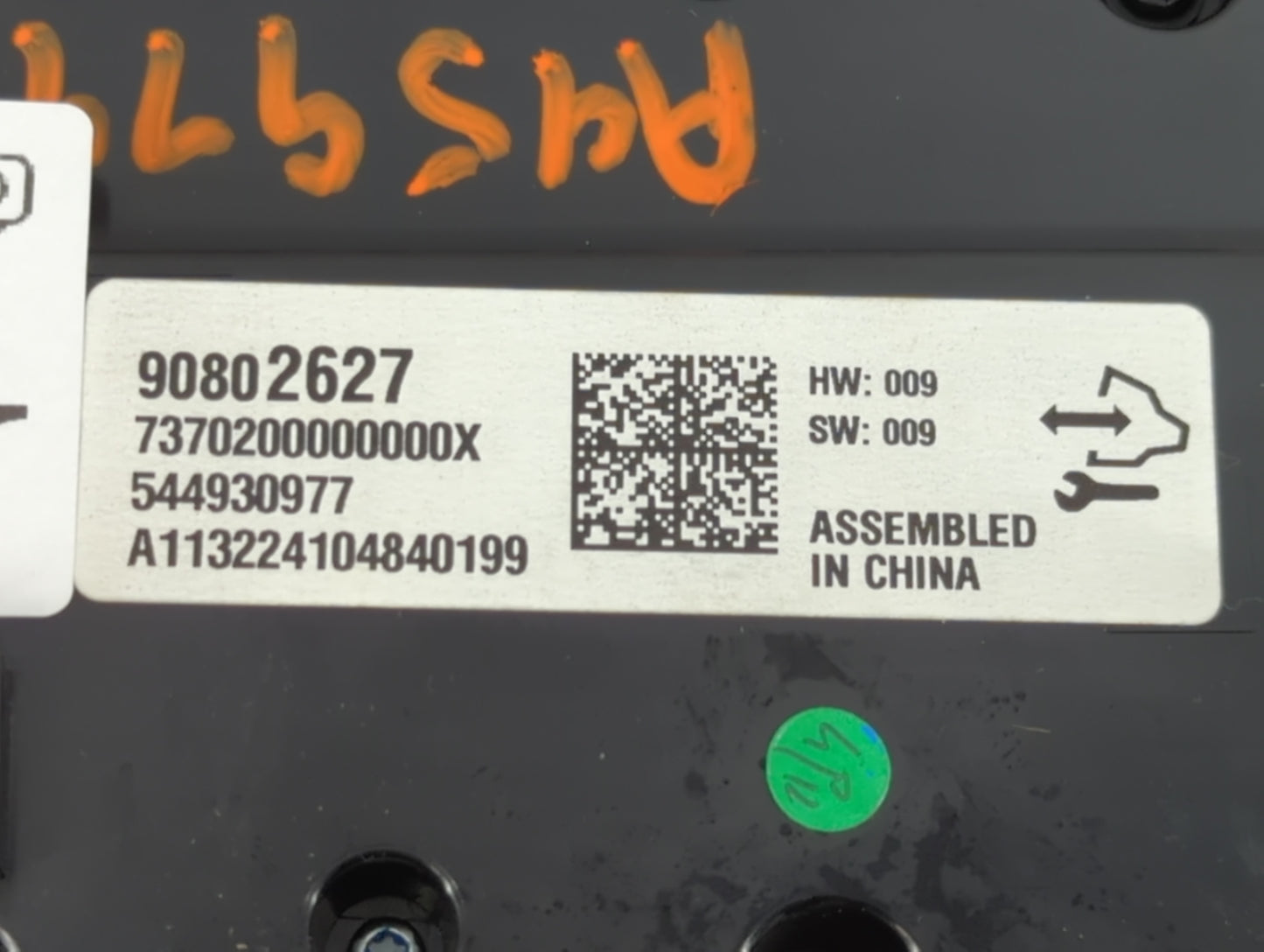 2014-2015 Buick Regal Climate Control Module Temperature AC/Heater Replacement P/N:90802627 Fits Fits 2014 2015 OEM Used Aut