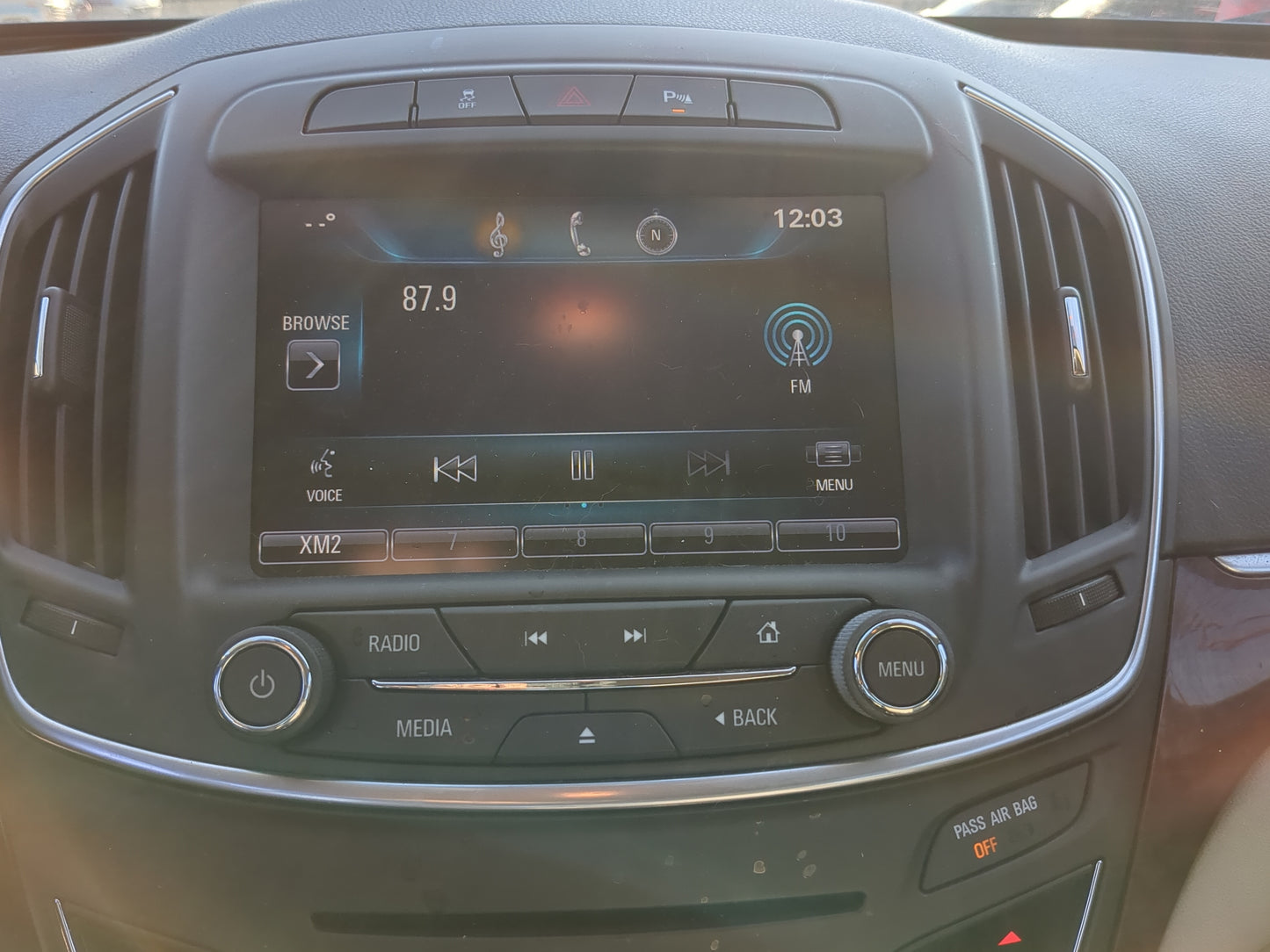2014 Buick Regal Radio AM FM Cd Player Receiver Replacement Fits OEM Used Auto Parts - Oemusedautoparts1.com
