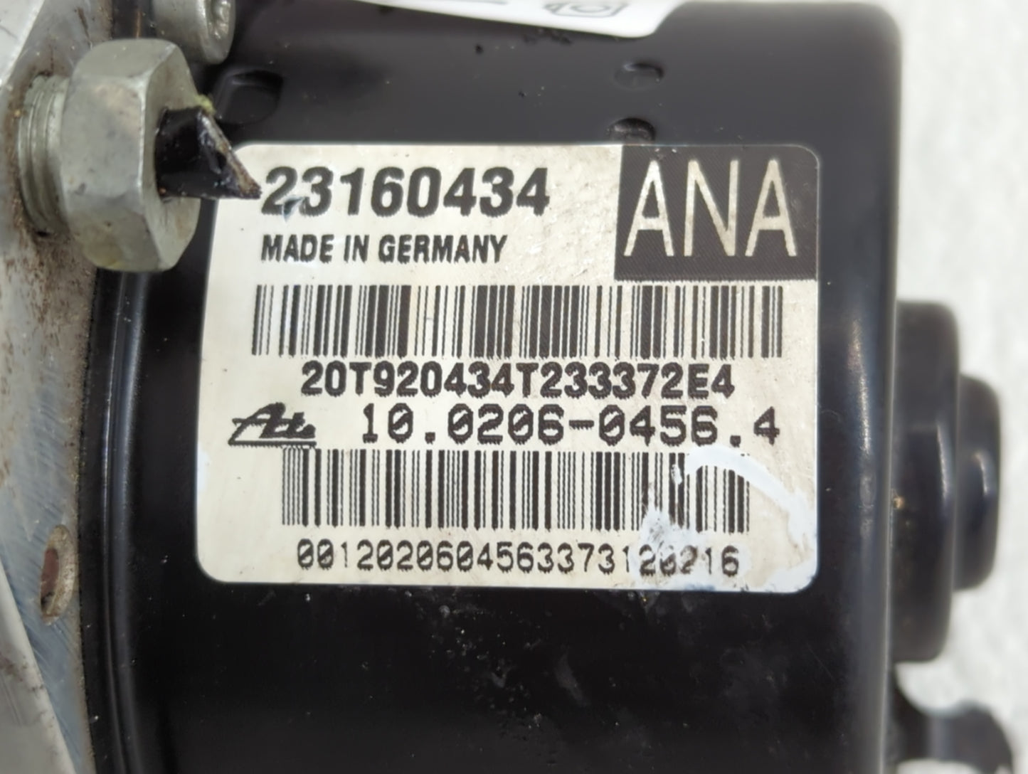 2012-2017 Buick Verano ABS Pump Control Module Replacement P/N:23160434 Fits Fits 2012 2013 2014 2015 2016 2017 OEM Used Aut