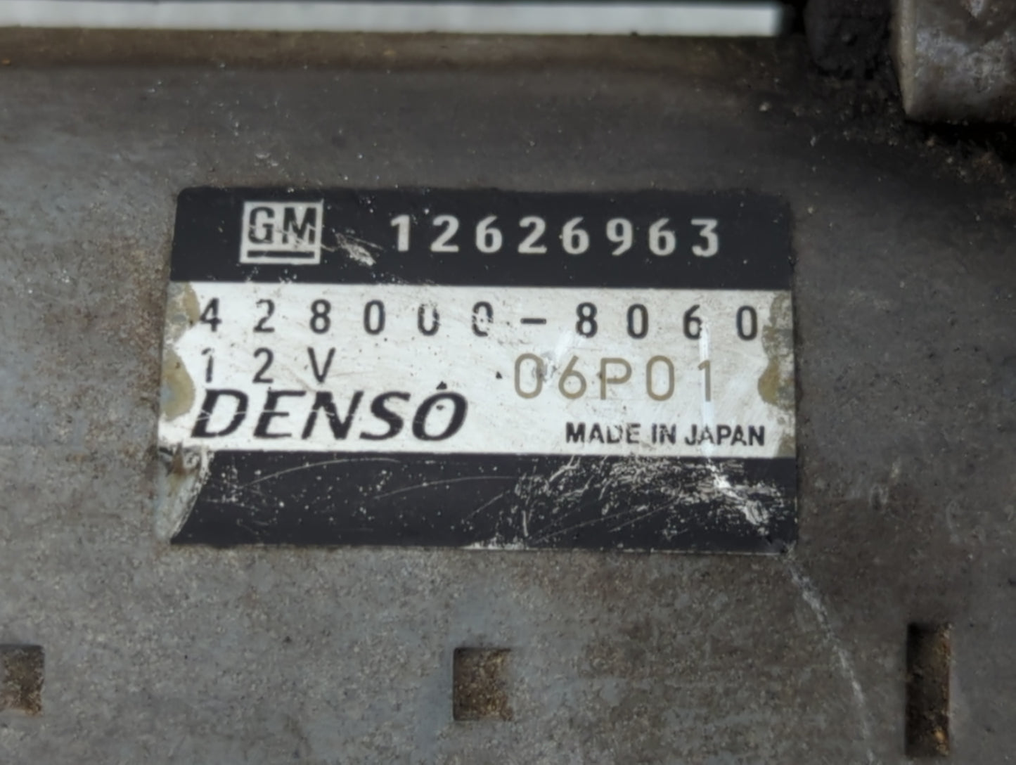 2014-2015 Cadillac Cts Car Starter Motor Solenoid OEM P/N:12626963 12645298 Fits OEM Used Auto Parts - Oemusedautoparts1.com