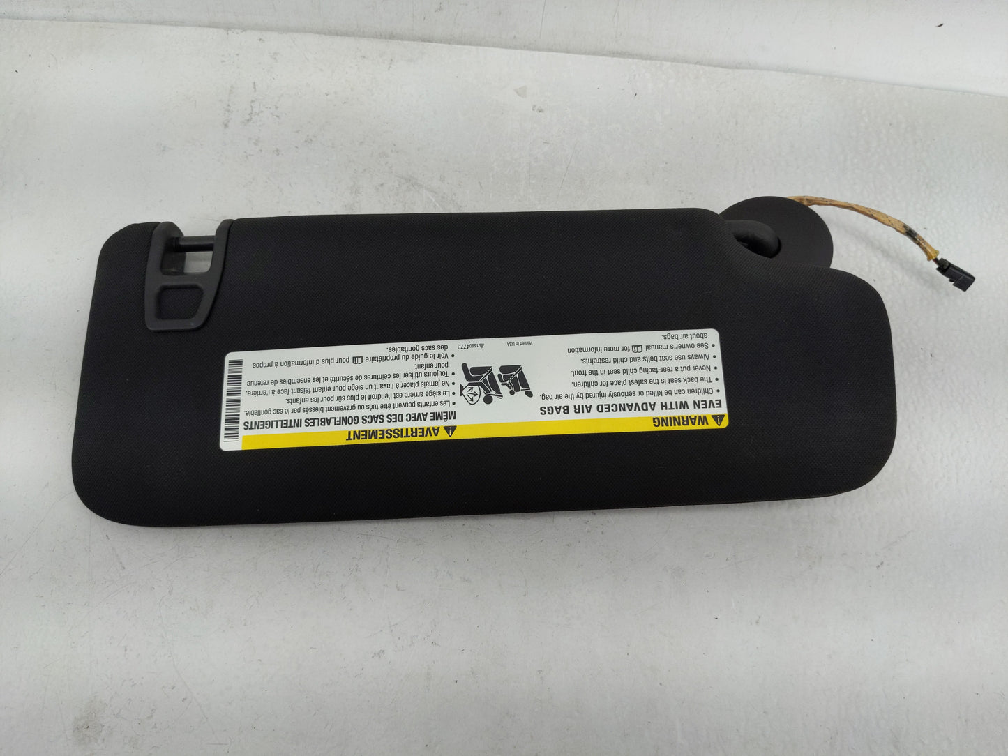 2014-2015 Cadillac Cts Sun Visor Shade Replacement Driver Left Mirror Fits Fits 2014 2015 OEM Used Auto Parts - Oemusedautop