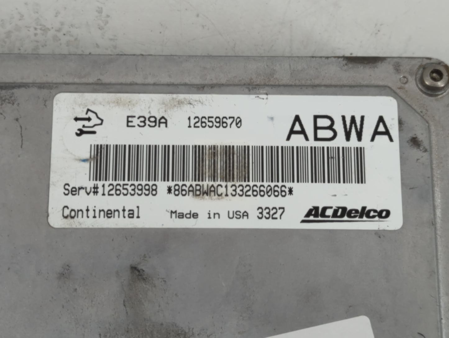 2014-2015 Cadillac Cts PCM Engine Control Computer ECU ECM PCU OEM P/N:12659670 E39A Fits Fits 2013 2014 2015 2016 OEM Used